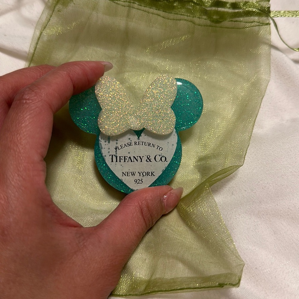 Tiffany themed Minnie popsocket